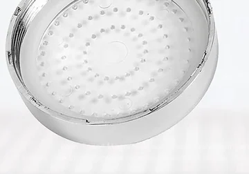 FASTRAS close view of the FASTRAS shower head face and its spray holes, thumbnail